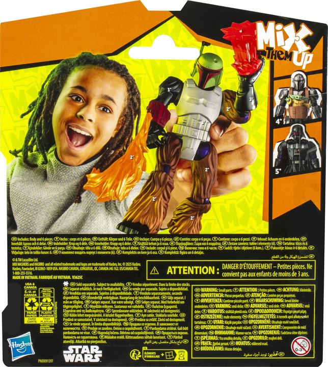 Immagine prodotto Star Wars MixMashers Boba Fett individualisierbare Mix-And-Match Action-Figur & Accessoires