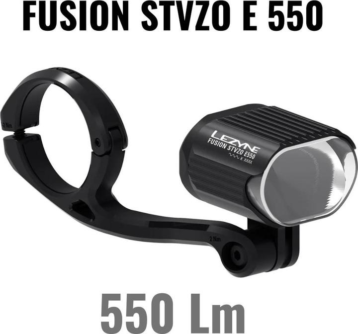 Immagine prodotto Lezyne Fusion E550 E-Bike LED Frontlicht mit StVZO-Zulassung