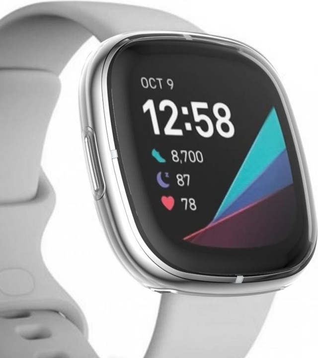 Produktbild Cover-Discount Fitbit Versa 3 / Sense - Gummi Schutz Case transparent