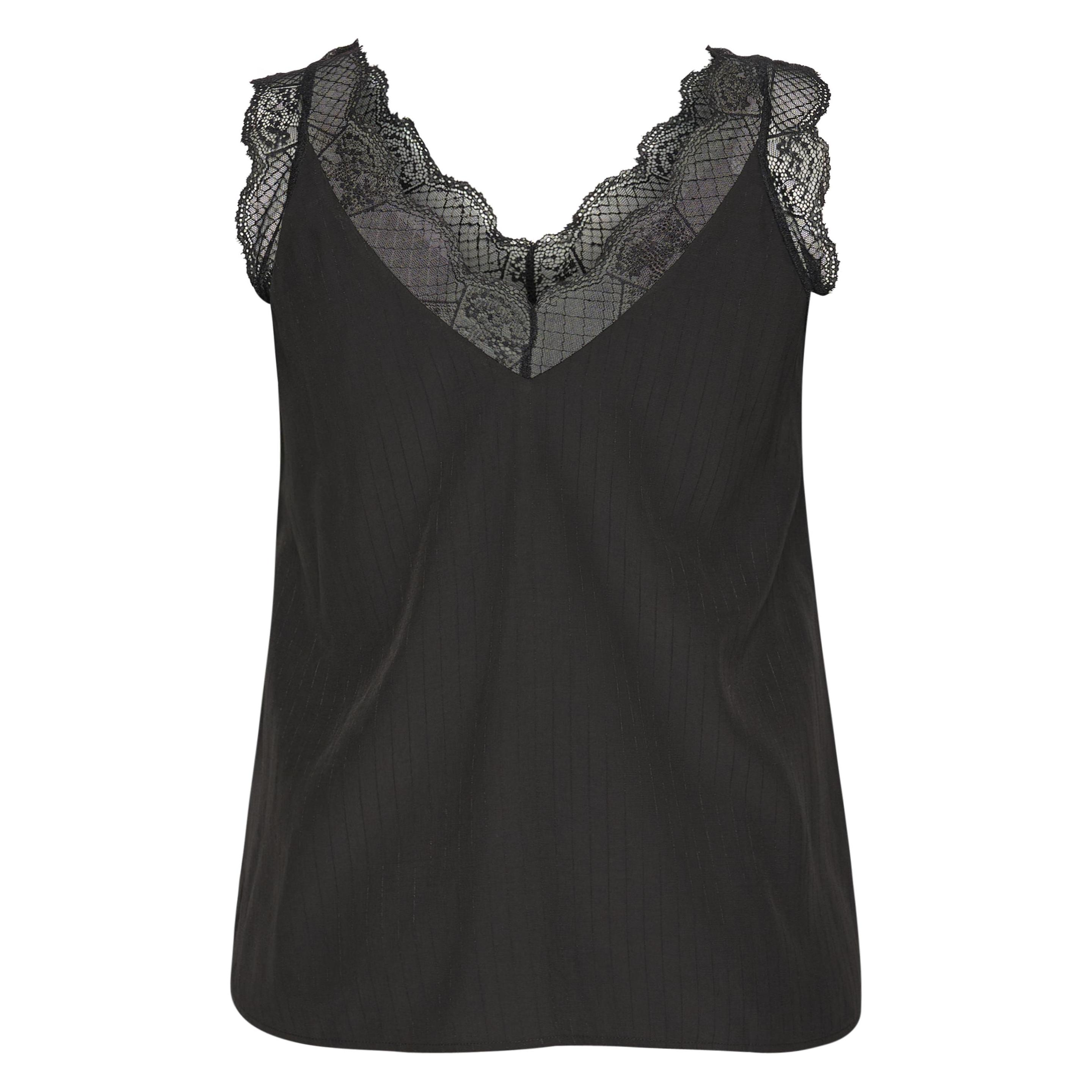 Kaffe, Damen, Blusen, Jakobine, Schwarz, (44)