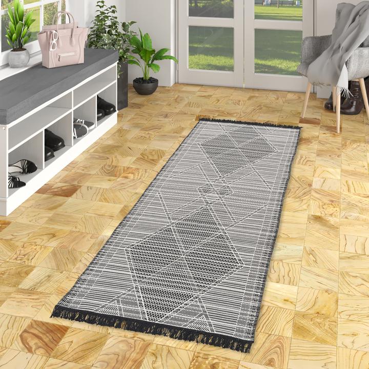 Produktbild Pergamon Läufer Teppich Beidseitig Ethno Kelim (80 x 250 cm)