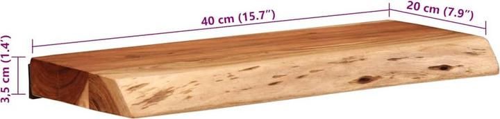 Actual product image vidaXL Wall shelf