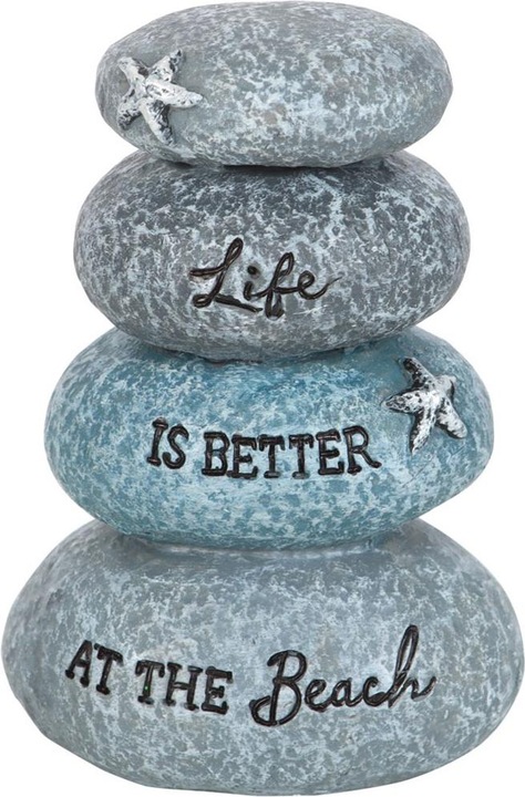 Produktbild Something Different Ornament Life Is Better At The Beach Harz Steingut