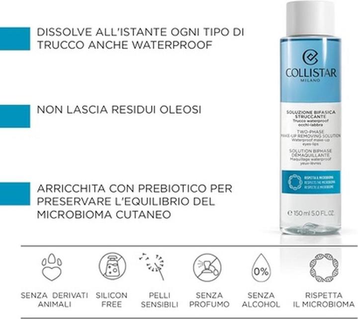 Produktbild Collistar CS Skin - Two-Phase Make-Up Removing Solution (Make-Up Entferner, 150 ml)