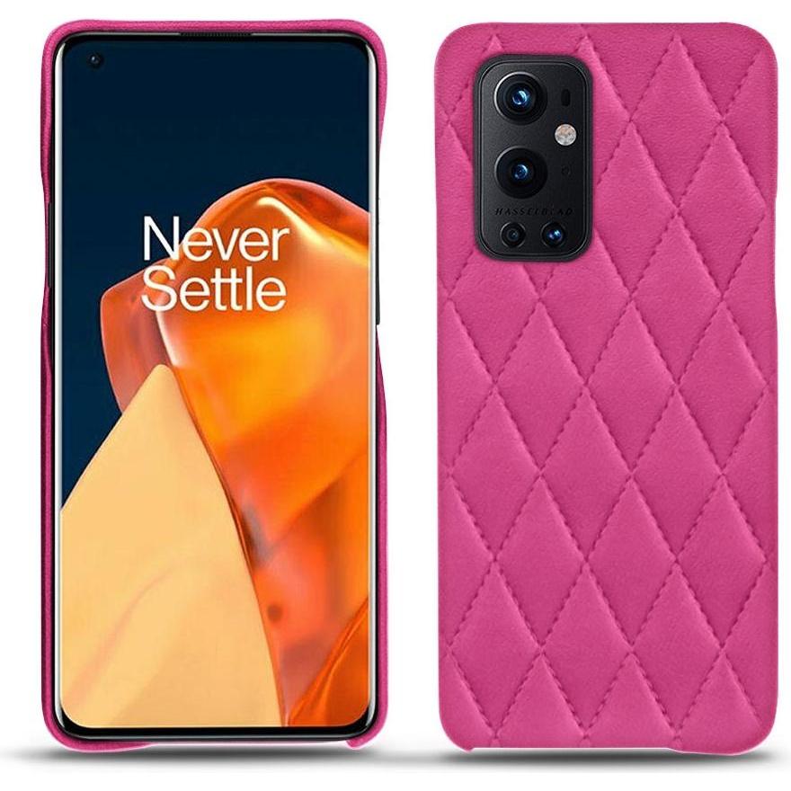 Noreve Lederschutzhülle (OnePlus 9 Pro), Smartphone Hülle, Rosa