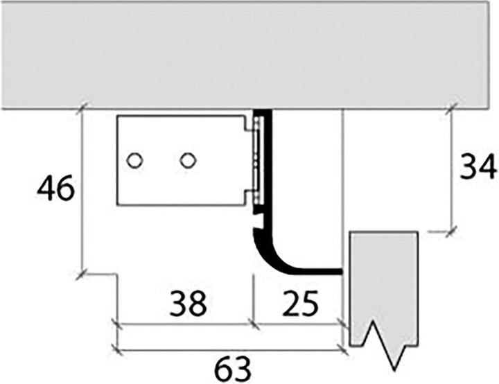 Actual product image Werkstarck Recessed handles