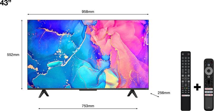 Image du produit TCL 43C635 (43", C635, QLED, 4K, 2022)