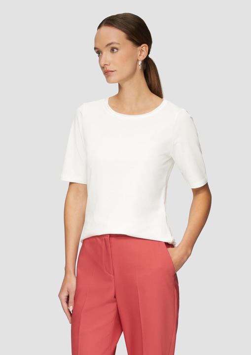 Actual product image S.Oliver T-Shirt T-Shirt aus Baumwollmix mit Doublelayer-Detail (44)