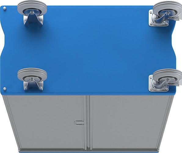 Produktbild kaiserkraft Schrankwagen aus Alu (300 kg)