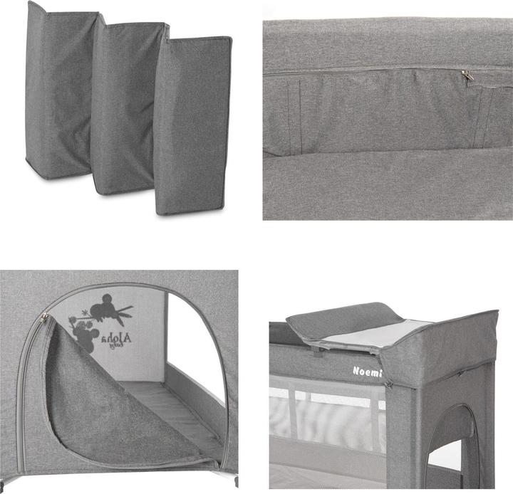 Actual product image Lorelli Travel cot Noemi 2 levels (60 x 120 cm)