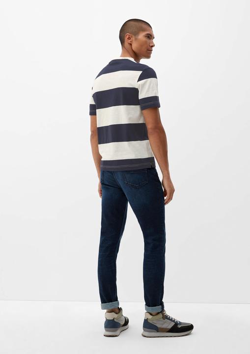 Produktbild s.Oliver T-Shirt mit Blockstreifen (L)