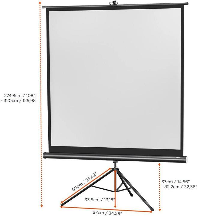 Produktbild Celexon Eco Stativ, Leinwand, 1:1 (86.22", 1:1)