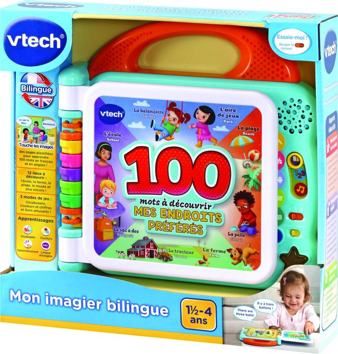 Image du produit VTech Jouet d'éveil Mon imagier bilingue (Anglais, Français, 2 - 4 Années)