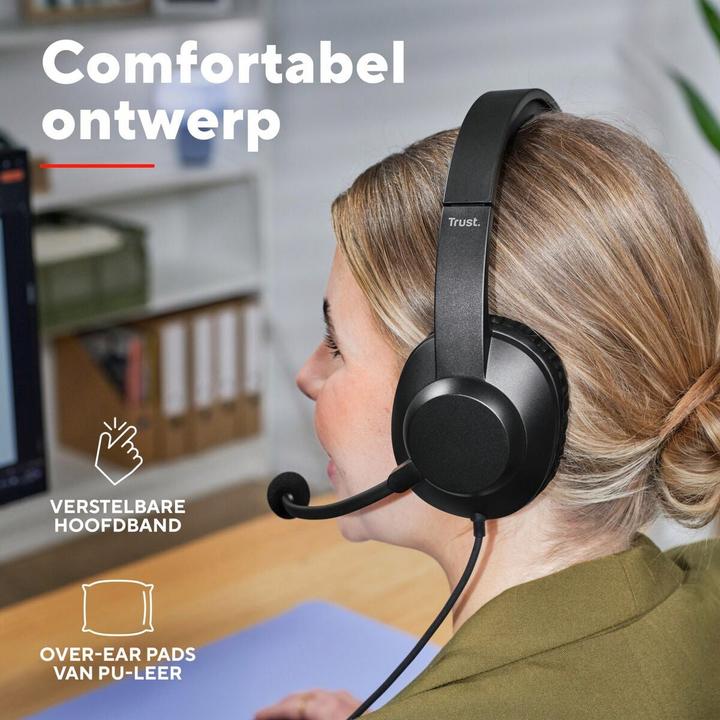 Actual product image Trust Ayda Max USB Stereo Headset (Cable)