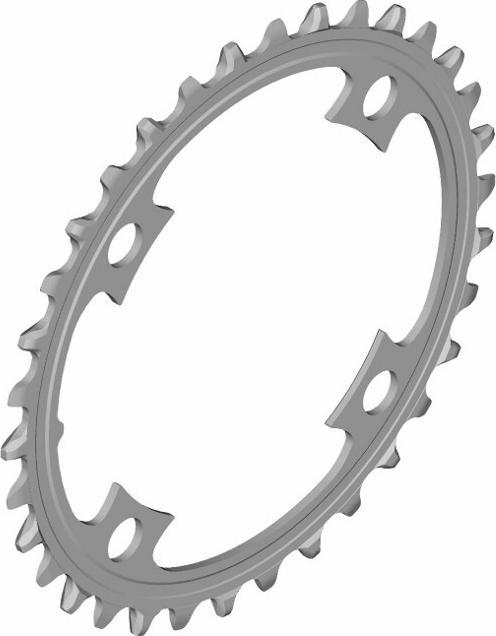 Actual product image Shimano Chainring (38)