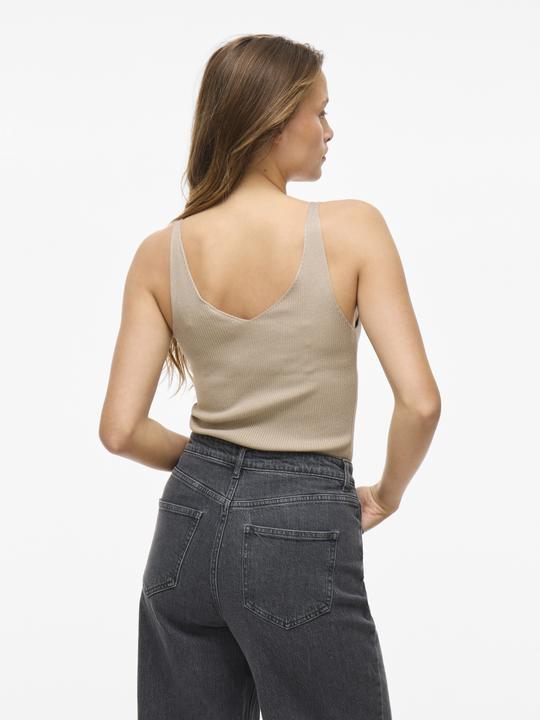 Actual product image Vila Viwennie V-Neck Rib Knit S/L Top - Noos (XL)