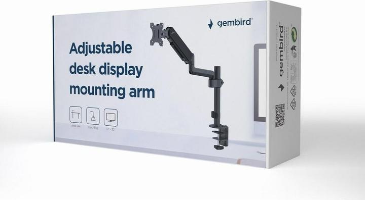 Actual product image Gembird N--GEMBIRD MA-DA1P-01 Adjustable desk (Table, 32", 9 kg)