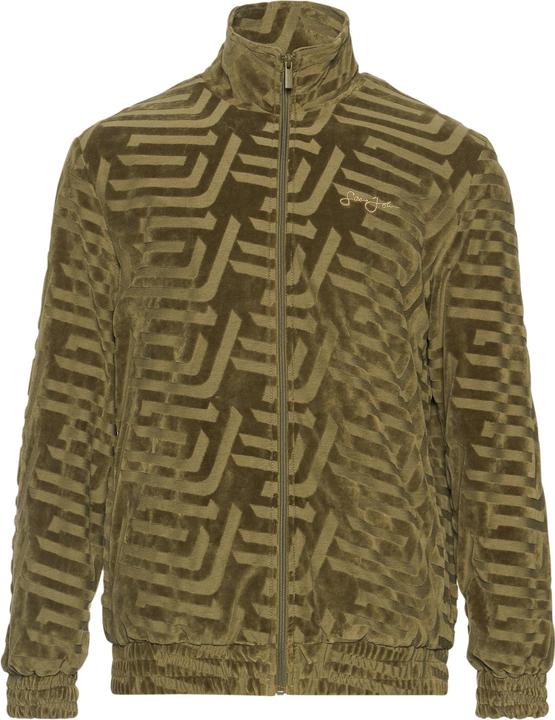 Produktbild Sean John JM233-008-2 SJ Script Logo Geometric Devorèe Velours Trackjacket - 119185 (XL)