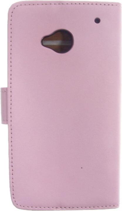 Produktbild OEM Slim Leather Book Case for HTC M7 for - pink 4250710548125 (HTC One)