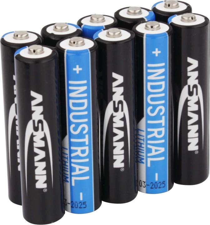 Ansmann Micro (AAA) batterij Lithium L (10 Pcs., AAA, 1150 mAh)
