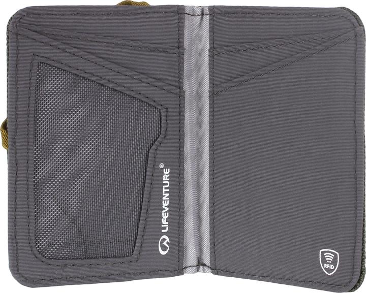 Actual product image Lifeventure RFID Card Wallet, Recycled, Olive
