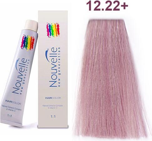 Image du produit Nouvelle 12.22+ blond ultra clair irisé (12.22+ Blond irisé ultra blond clair)