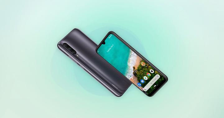 Actual product image Xiaomi Mi A3 (128 GB, Kind of Grey, 6.08", Hybrid Dual SIM, 4G)