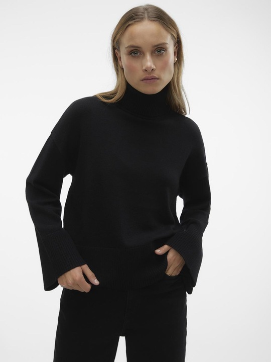 Actual product image Vero Moda VMGISELA LS ROLL NECK KNIT VMA Knitted Sweater (S)