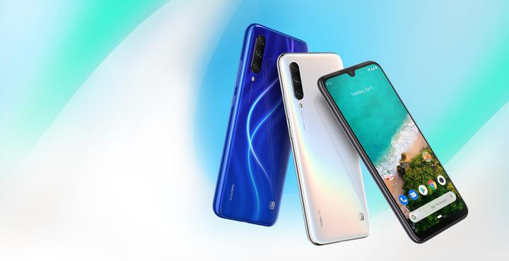 Actual product image Xiaomi Mi A3 (128 GB, Kind of Grey, 6.08", Hybrid Dual SIM, 4G)