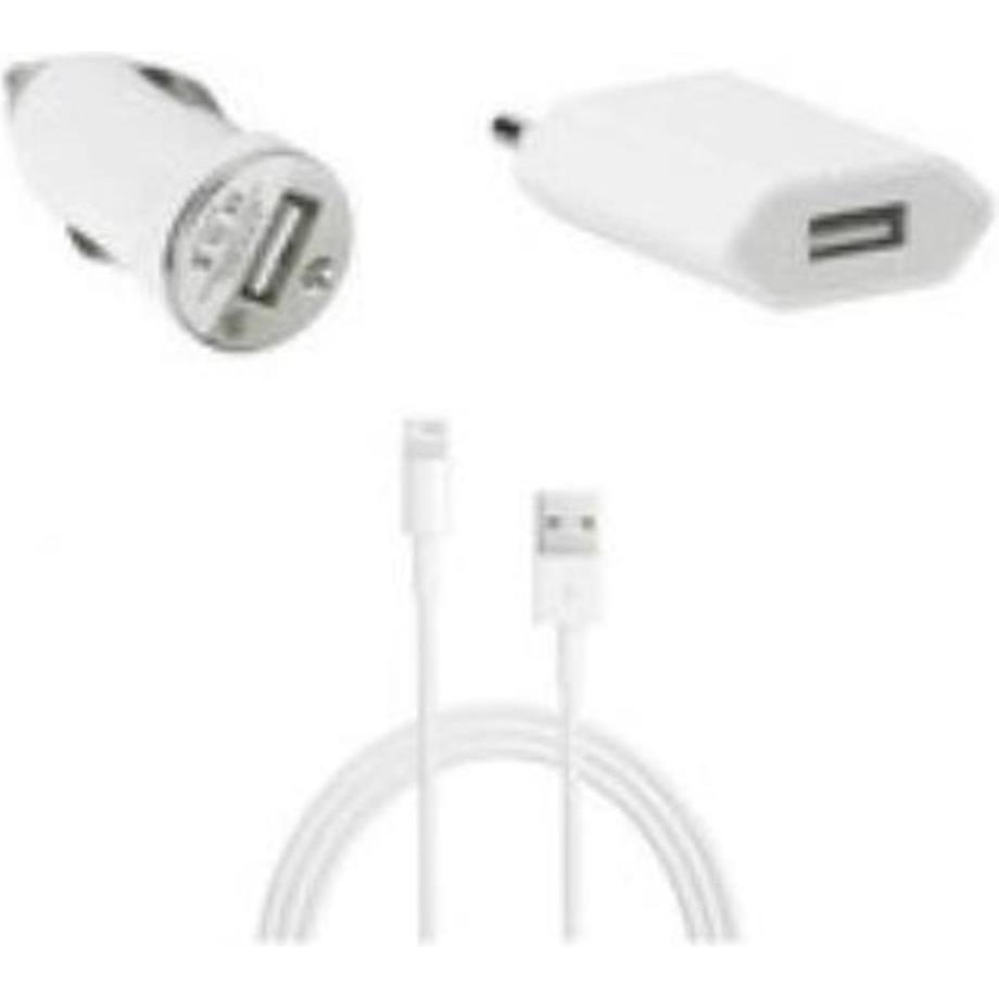 CoreParts Charger set (5 W), USB Ladegerät, Weiss
