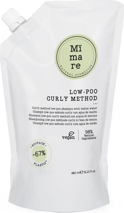 Produktbild Mïmare Natural Cosmetics Mimare Low-Poo Curly Methode 480ml (480 ml, Flüssiges Shampoo)