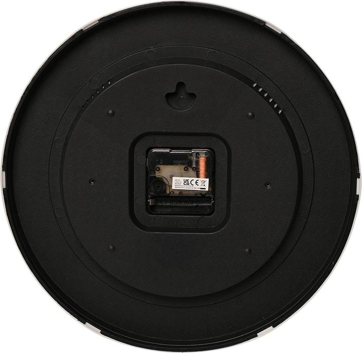 Actual product image Hestia Bee Wall Clock Grey Case 30cm (30 cm)