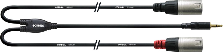Actual product image Cordial Cfy 1.5 Wmm-Long (1.50 m, 3.5mm jack (AUX), XLR)