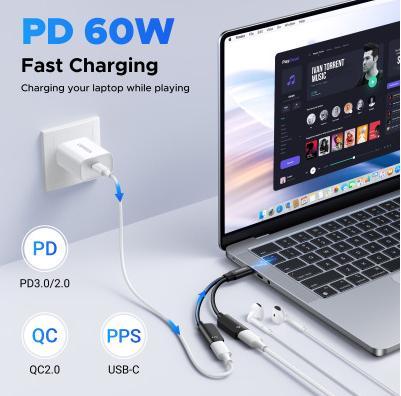 Produktbild Ugreen USB-C Audio Adapter for Headphones and Charging (USB-C, USB-C)