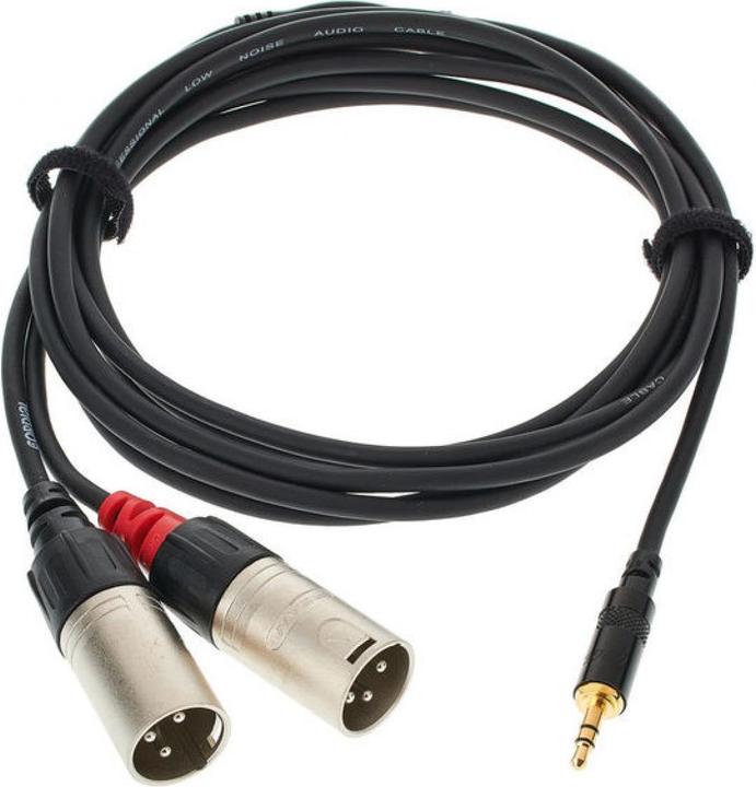 Produktbild Cordial Cfy 1.5 Wmm-Long (1.50 m, 3.5mm Klinke (AUX), XLR)