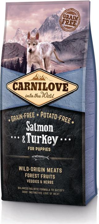Actual product image Carnilove Puppy, salmon turkey (Junior, 1 pcs., 12000 g)