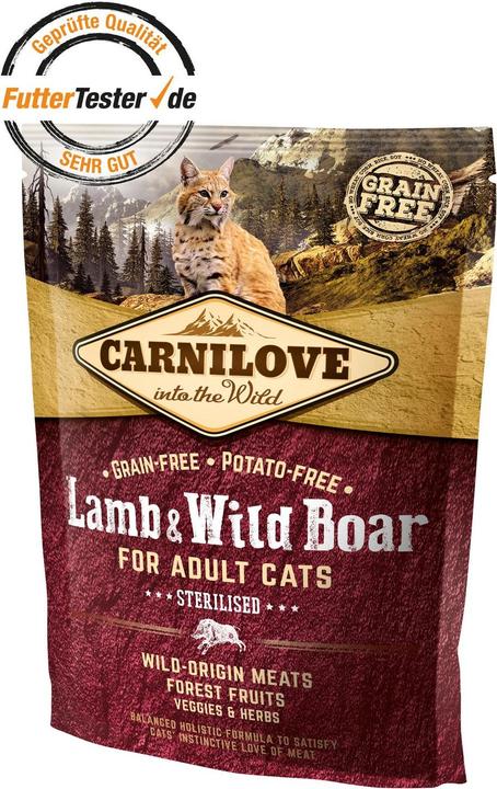 Actual product image Carnilove Sterilised (Adult, 1 pcs., 400 g)