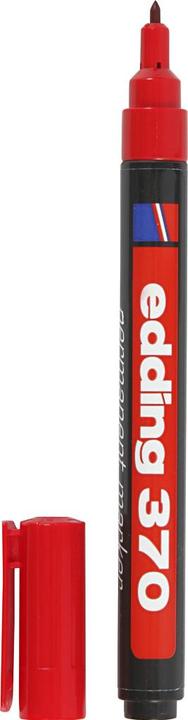 Immagine prodotto Edding Pennarello permanente 370 1 mm rosso (1 x)
