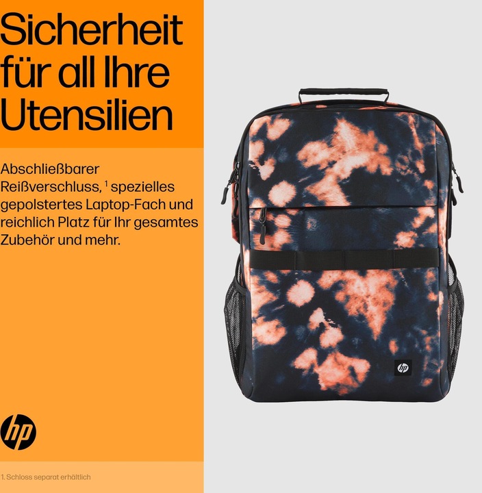 Actual product image HP Campus XL Tie dye Backpack (P) (20 l)