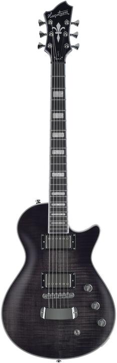 Actual product image Hagstrom Electric Guitar, Ultra Max, Dark Storm Burst Gloss (Electric guitar, Maple wood, Mahogany)
