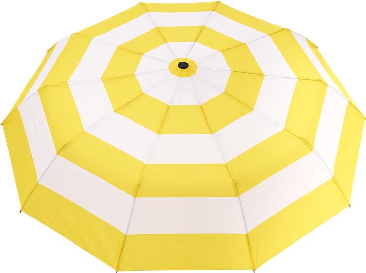 Actual product image Kolma Regenschirm Stripy Lemon/Weiss