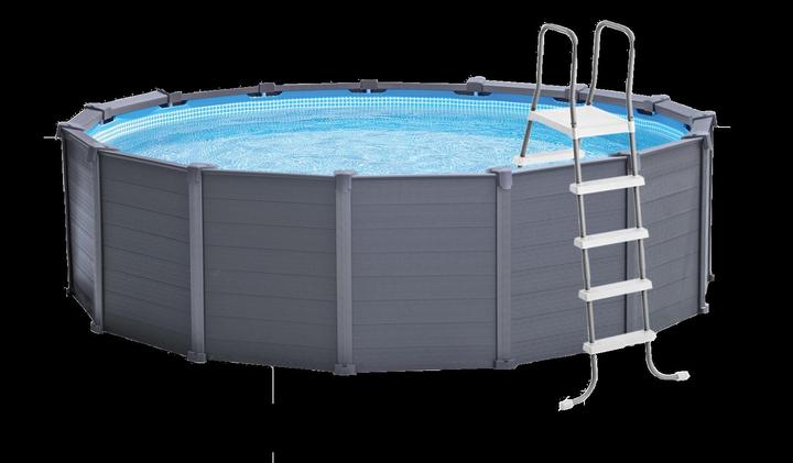 Image du produit Intex Piscine à panneaux en graphite (478 x 124 cm)