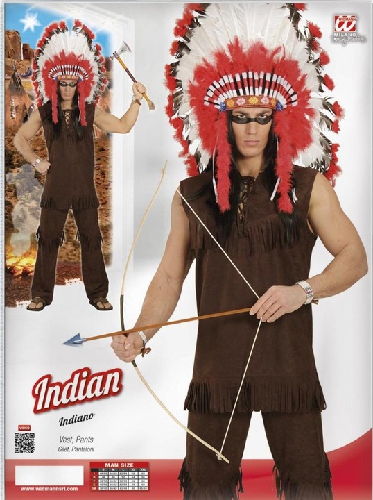 Actual product image Widmann Indian costume (XL)
