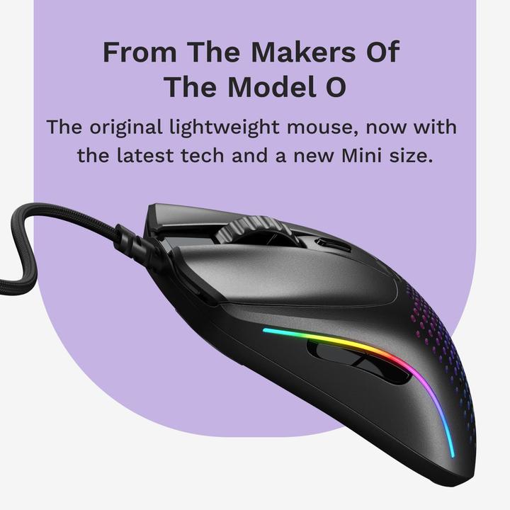 Actual product image Glorious Model O 2 Mini Gaming Mouse, RGB - black (Cable)