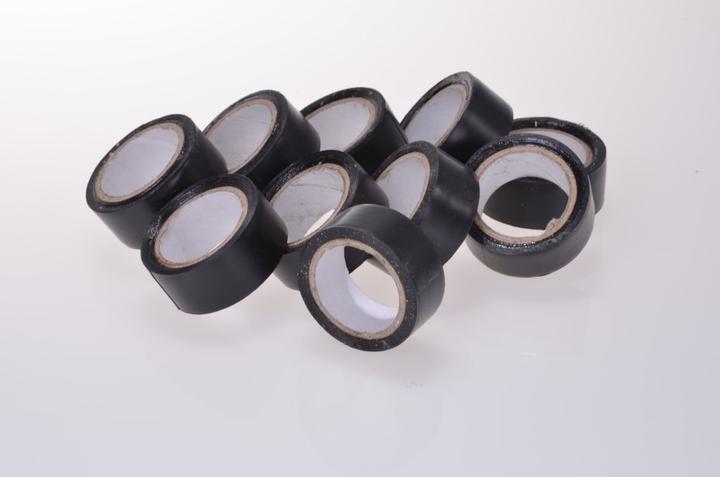 Immagine prodotto Filmer 10 rotoli di nastro adesivo in PVC nero (18 mm)