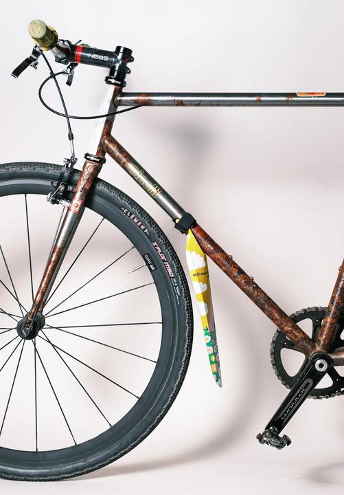 Actual product image Ass Savers SFR-1-JBP Speed Mullet Regular, mudguard FW, bits n peaces (special edition) (Mudguard down tube)