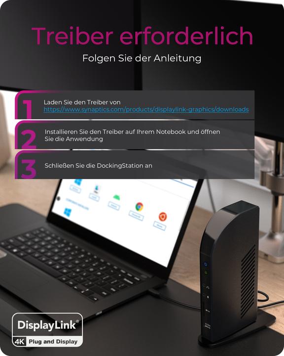 Produktbild Icy Box IB-DK2256AC (USB-C, 14 Ports)