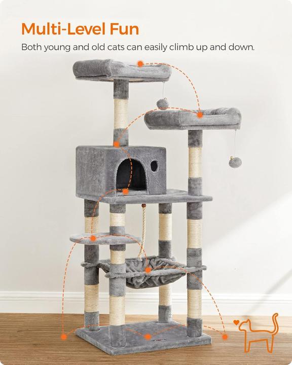 Produktbild Feandrea Kitty (143 cm, Grau)