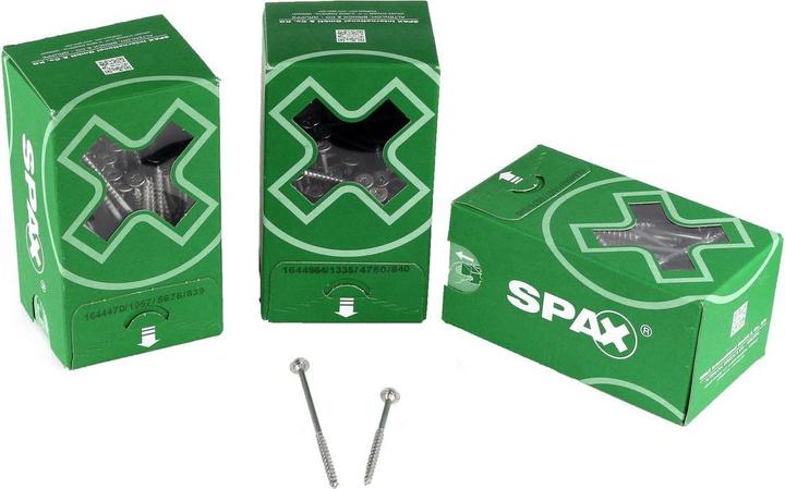 Produktbild Spax Tellerkopf Ohne Linse T-Star Plus T20 Gewindelänge 46 mm Wirox (150 Schrauben pro Stück)