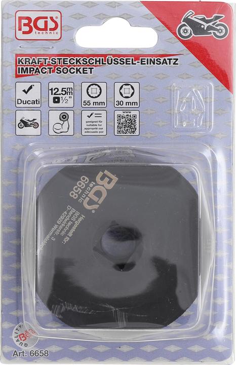 Image du produit BGS Power socket wrench insert hexagonal (30 mm, 55 mm)